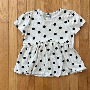 Harper Canyon polka dot top